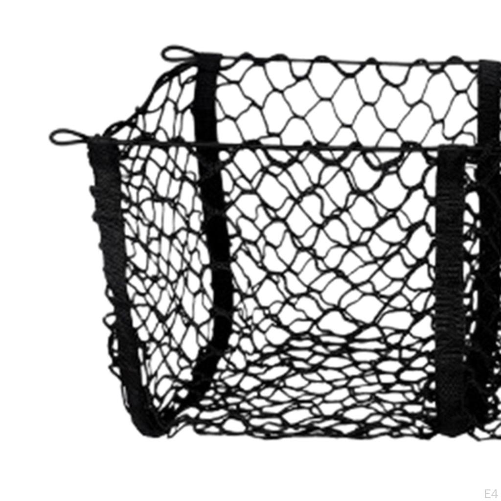 Сетка для багажника автомобиля, прочный держатель для продуктов с крючком, портативный эластичный органайзер для хранения багажа