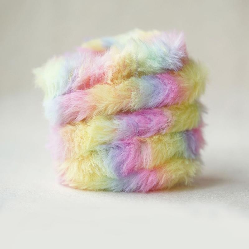 Палка для скручивания корней шерсти, 20 мм, разноцветная окрашенная плюшевая палочка