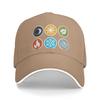 Spring Casual Baseball Cap Gloomhaven EleUnisext Symbols Board Game Kpop Rock Trucker Hat Sun Visor  Fitted Retro Snapback Cap