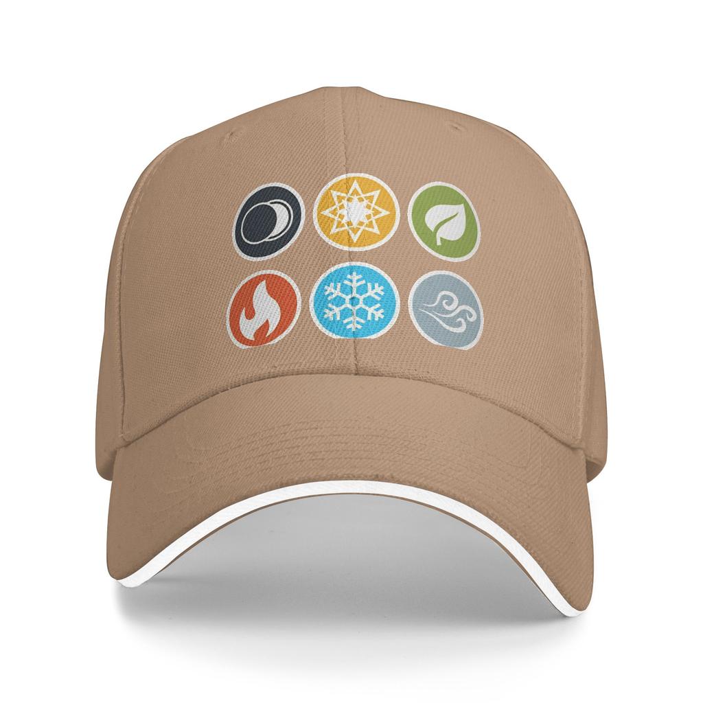 Spring Casual Baseball Cap Gloomhaven EleUnisext Symbols Board Game Kpop Rock Trucker Hat Sun Visor Fitted Retro Snapback Cap