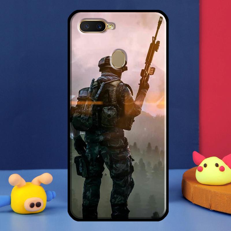 Тактический Чехол-Патерн Swat Gear Для Oppo A98 A78 A58 A15 A16 A17 A5 A9 A91 A52 A72 A76 A96 A74 A94 A54 S A57 A77