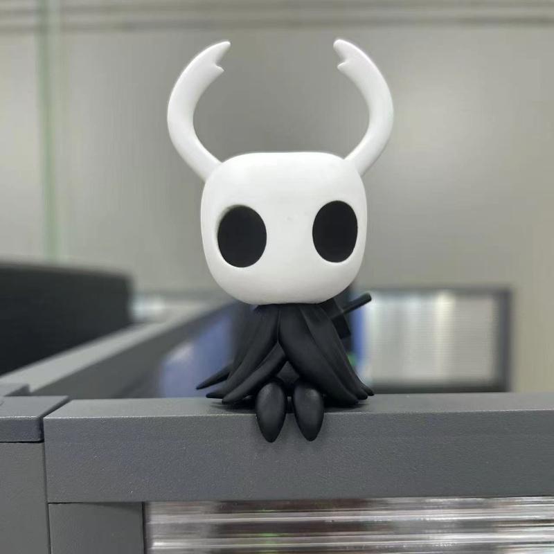 В наличии Hollow Knight: Милая Сидящая Фигурка Silksong - 10 см ПВХ Аниме Периферия | Украшение для Рабочего Стола Компьютера Коллекционный Подарок