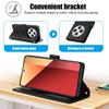 For Xiaomi Poco C75 4G/Redmi 14R 5G/14C 4G Case PU Leather Stand View Phone Wallet Cover with Shoulder Strap