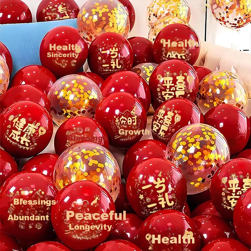 Birthday Scene Decoration Balloons, Birthday Decorations for Adults And Children, Boys And Girls, First Birthday Celebration, Happy Table Decorations