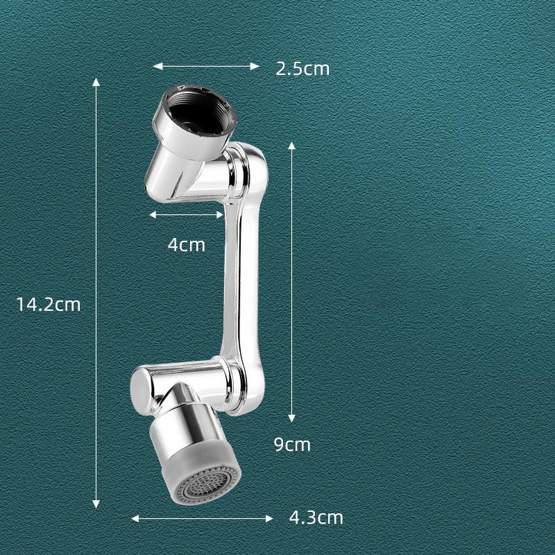 New 1080° Swivel Faucet Aerator Splash Dual Mode Kitchen Tap Extend Water Nozzle Faucet Adaptor Faucet Bubbler Robotic Arm