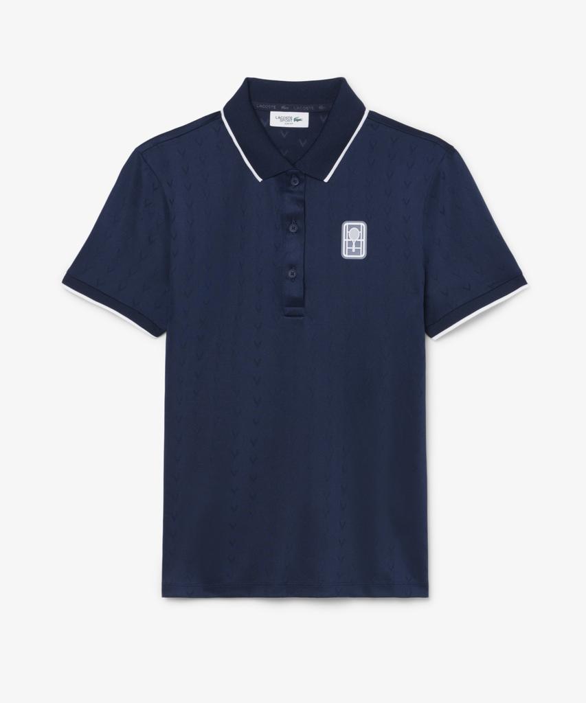 Женская теннисная рубашка-поло LACOSTE с V-образным вырезом Heritage Pf0232-56G 166