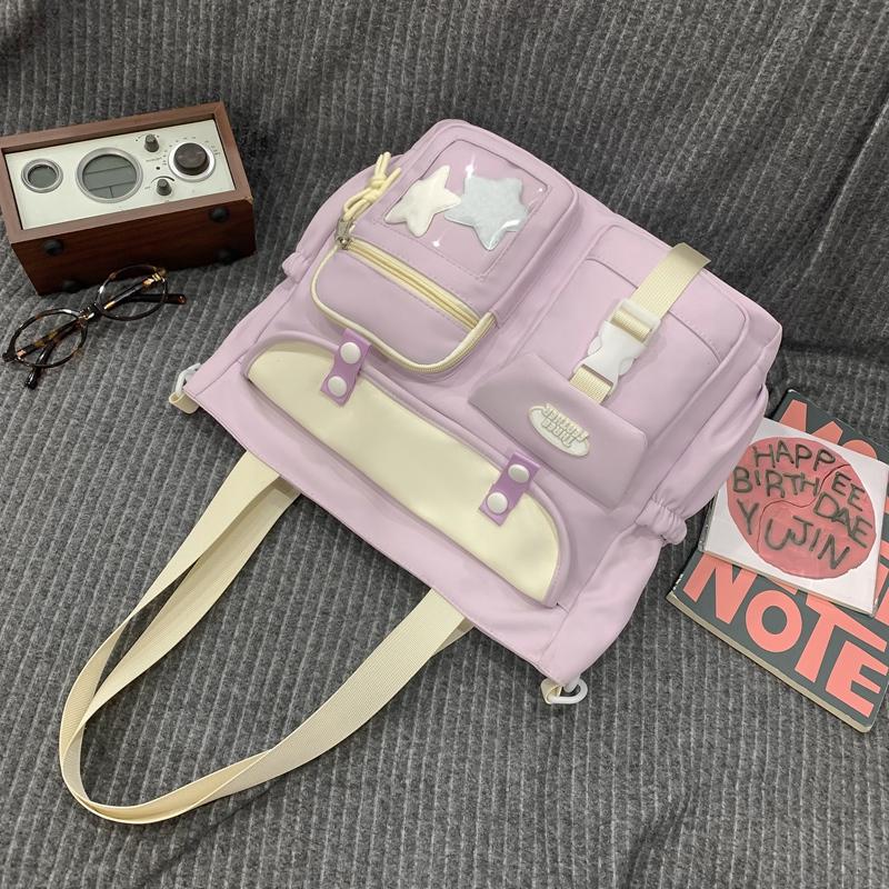 Студенческая классная книжная сумка, школьная сумка, женская сумка через плечо, сумка-мессенджер для девочек