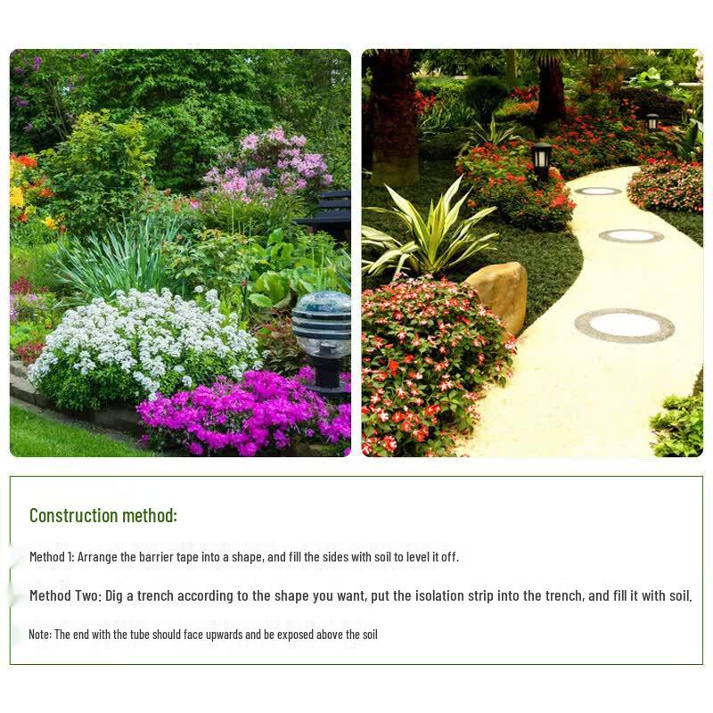Garden Landscape Edging and Root Barrier
