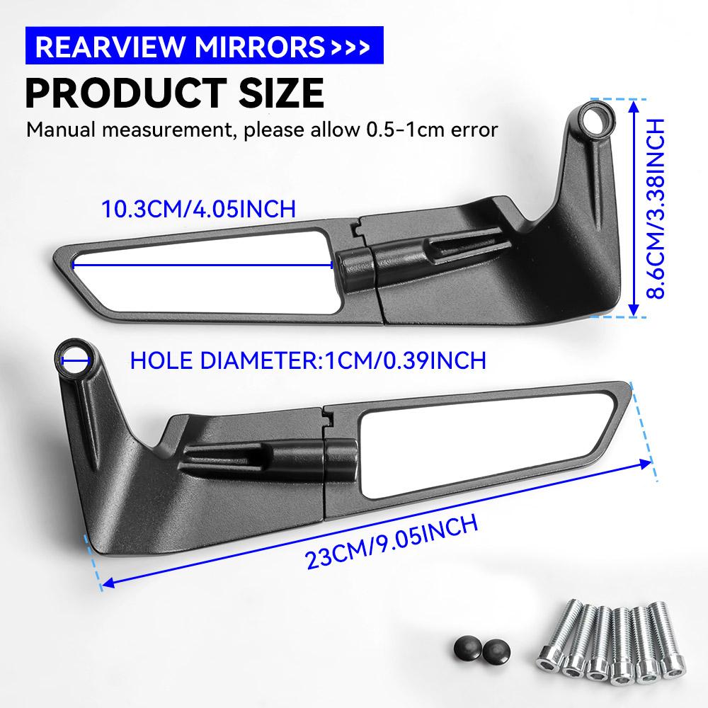 Для CB 750 Hornet CB600F CB650F CB900 CB599 CB600 Hornet Мотоциклетные зеркала заднего вида вращающиеся НОВЫЕ боковые зеркала заднего вида