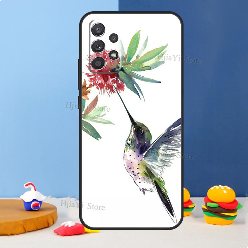Hummingbird Case For Samsung A54 A34 A14 A13 A23 A33 A53 A73 A51 A71 A72 A12 A22 A32 A42 A52 Back Cover