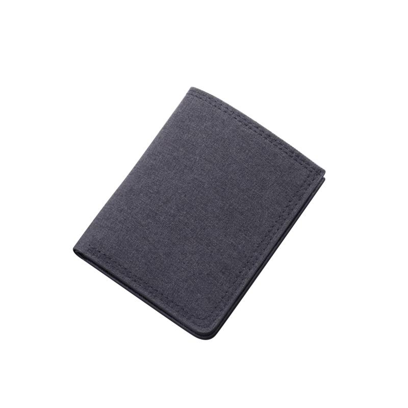 Мужской модный холщовый кошелек, короткий кошелек, чехол для кредитных карт, сумка, держатель для карт, кошелек, сумка для денег, держатель для банков