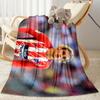 Atletico Madrid Player Blanket Soft Warm Cozy Perfect for Seaside Bedding Chair Four Seasons Multipurpose Stylish Decor Gifts For Family Or Friends