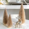 15/20/25cm Christmas Small Snowy Tree Plastic Artificial Pine Tree  Hotel Office Decor