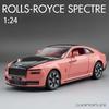 Simulation 1/24 Scale Rolls Royce Spectre Alloy Car Model Sound Light Collective Casting Metal Toys Vehicles Boys Voiture Enfant