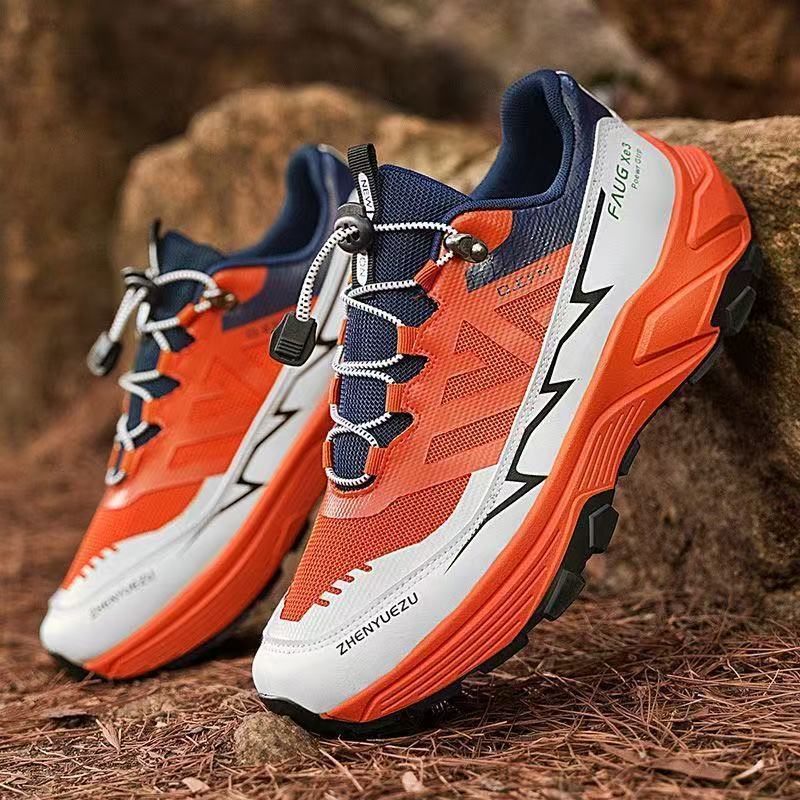 Мужская обувь 2025 года, новая весенняя спортивная обувь, дышащая, нескользящая, повседневная, для бега, альпинизма, туризма, походов, мужская обувь
