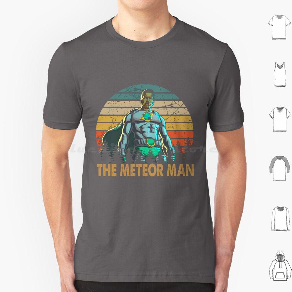 A Superhero Graphic Vintage Color T Shirt Cotton Men Women DIY Print The Meteor Man Comedy American Superhero Comedy Film