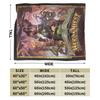Heroquest Карточная игра Фланелевое одеяло Ретро Карточная Теплое покрывало для пикника на открытом воздухе Новинка Постельное покрывало Чехол для дивана-кровати