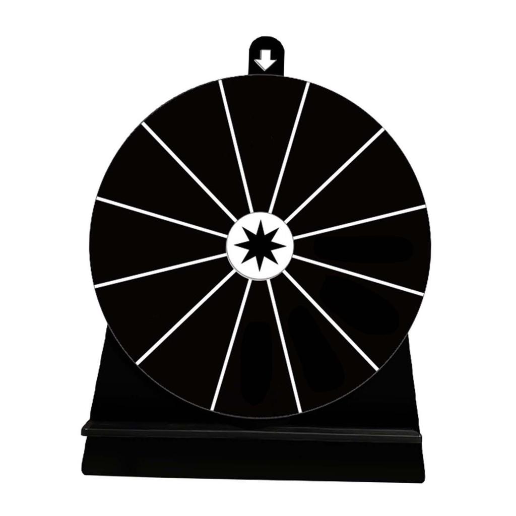Rotating Wheel Turntable Game Editable Multi Slots Drinking Roulette for Office Carnival