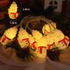 LED Christmas decoration, Christmas snowman, festive atmosphere, Christmas tree decoration, colorful light string
