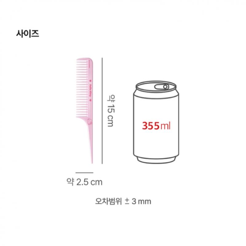 Набор из 2 расчесок для хвоста Daiso Hello Kitty Mini 