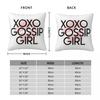 Classic Movie Gossip Girls Square Pillowcase Cushion Cover Pillow Case Throw Pillow Cover for Home Bedroom Car