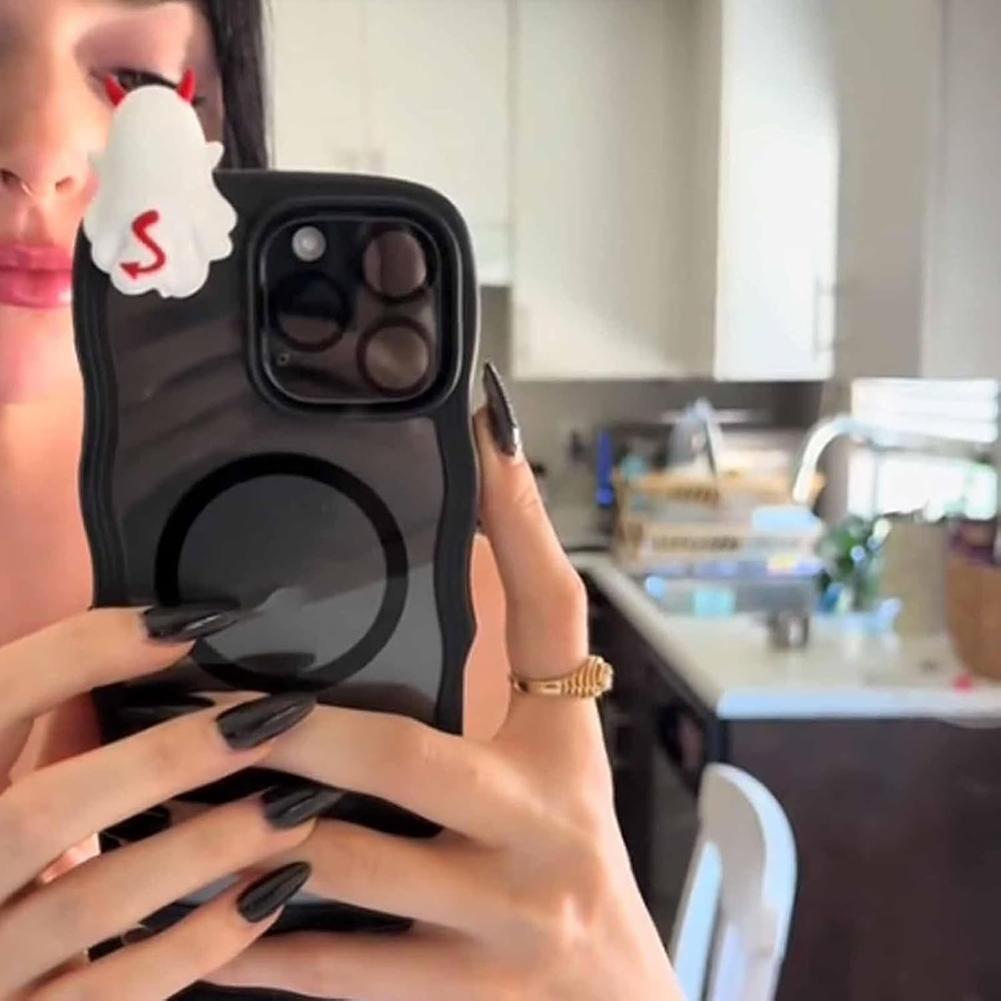 1/6 шт. Ghostees Mystery Phone Buddy Милые Хэллоуинские Украшения для Телефонов Мини-Фигурка Дизайн Фигурка Забавный Настольный Аксессуар