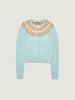 GROVE Bona Nordic Knit Cardigan (Light Blue)