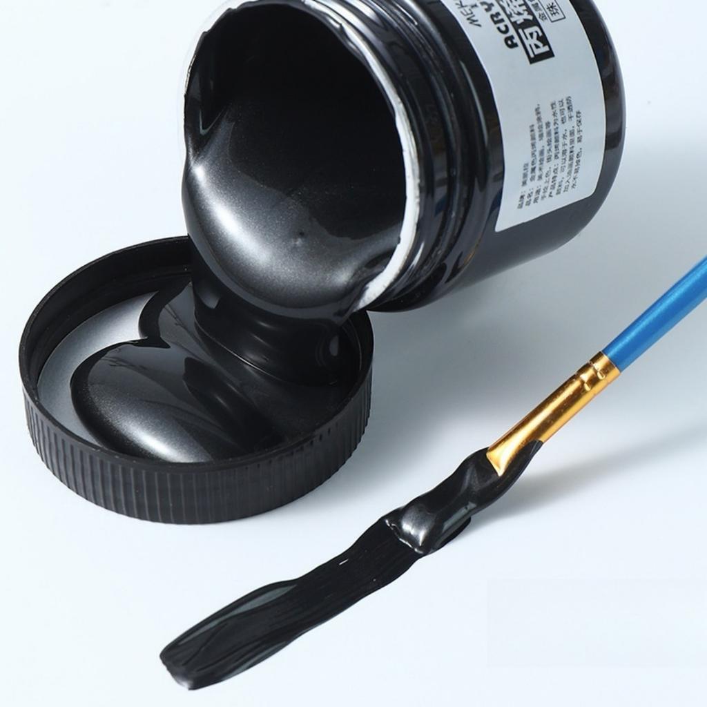 Набор матовой акриловой краски 100 мл Премиальные цвета Формула без растрескивания для росписи камней Ткань Холст Деревянные поделки Водостойкое искусство Суп