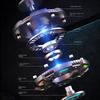 Fidgeting Spinner Magnetic Push Coin 2In1 Counter-Stress Ease Luminous Plaything Spinning Tip Top Haptic Coin Edc Metal Push Card Glowing