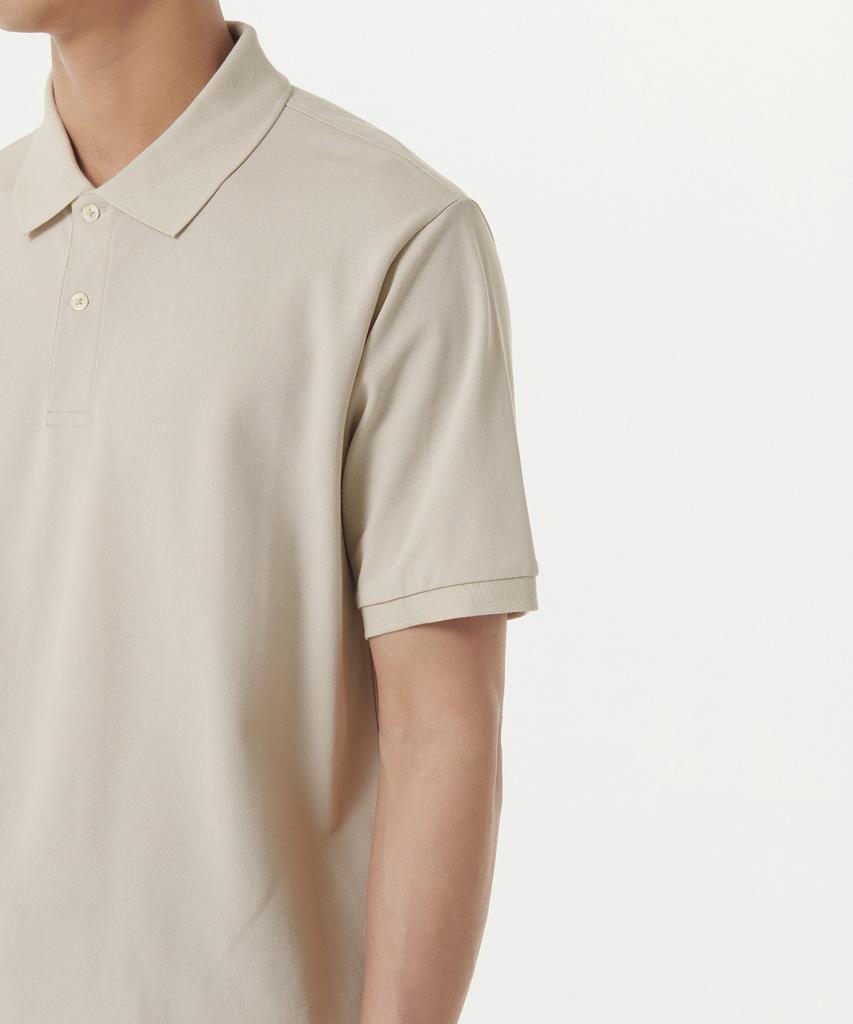 MUSINSA STANDARD [Cooltandard] Pique Polo Shirt [Ecru]