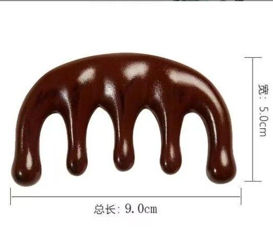 Большая расческа для массажа зубов, терапия головы, меридианная расческа, 7-зубцовое устройство для скребка для головы и успокоения мышц, пластик для проработки меридианов