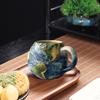 Yousheng Space-Themed Coffee Cups with Ergonomic Handle Dishwasher Safe Space Embossed Planet Mugs Solar System Planet Mugs