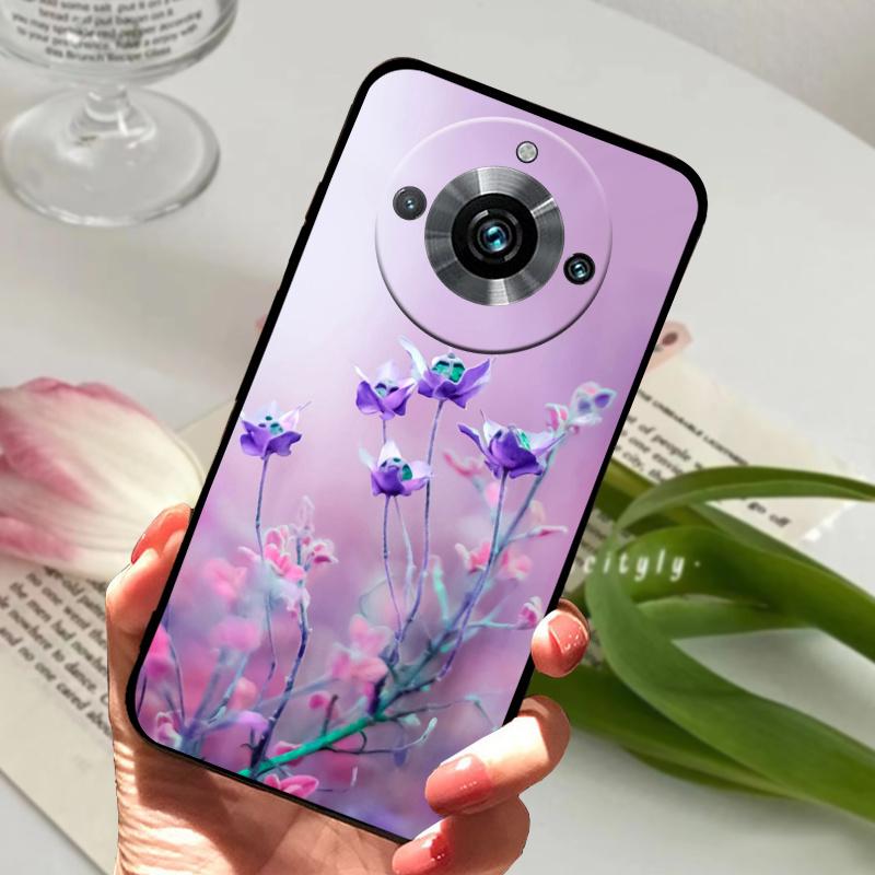 Чехол для Realme 11 Pro Plus Силиконовый Ударопрочный Мягкий ТПУ Чехол для Телефона Для Realme 11 11Pro+ 5G Funda Realme11 Pro Capa Мультяшный