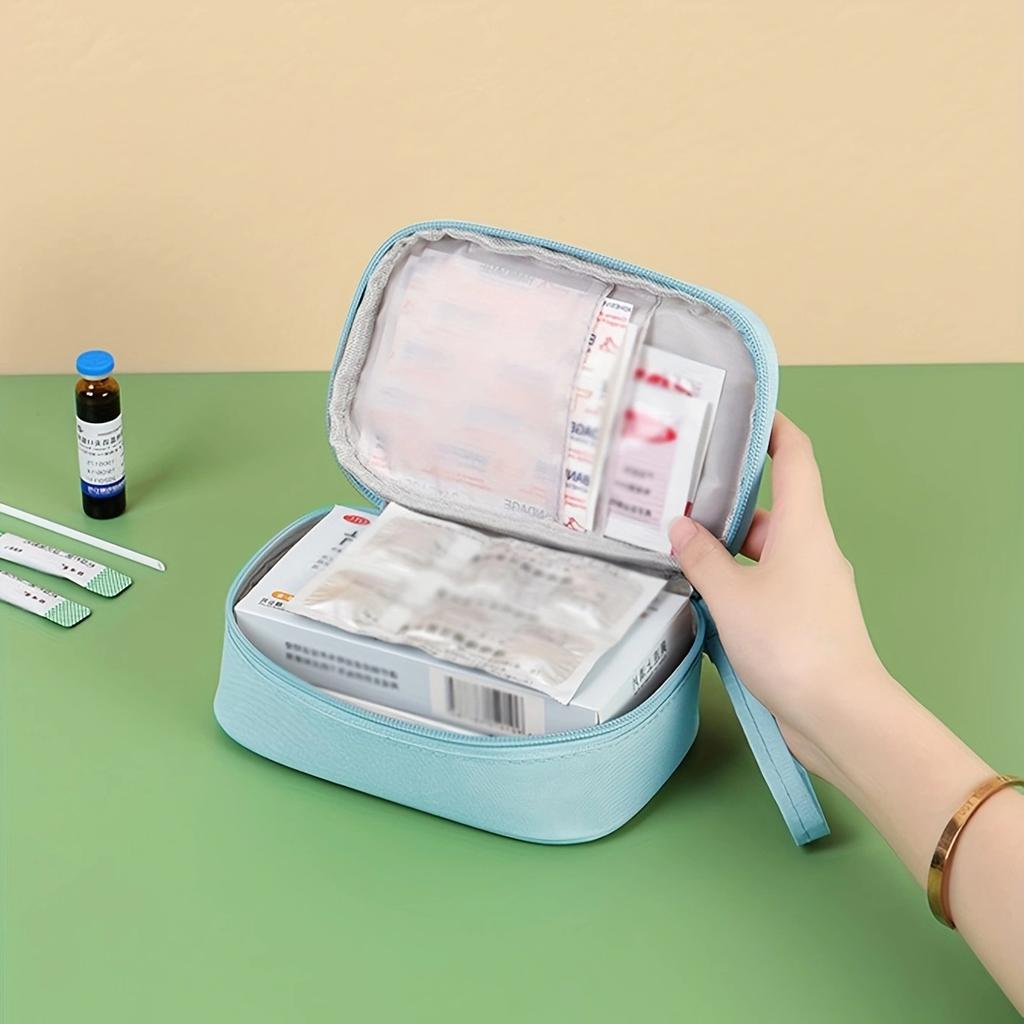1 шт. Портативная сумка для лекарств Аптечка первой помощи Медицинские наборы для экстренной помощи Органайзер Для путешествий на открытом воздухе Домашняя сумка для хранения лекарств и таблеток