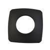 1x Black Single Hole  Outlet 75mm Cover For Air Diesel  Parking Heater Trucks  Heater Single 1 Hole Vent  Cover For Car Truck