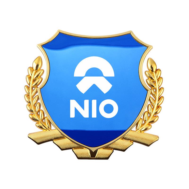 Металлическая эмблема на крыло (сторона) автомобилей Nio ES6/ET5/ET5T/EC6/ES8/ET9 в виде колоса