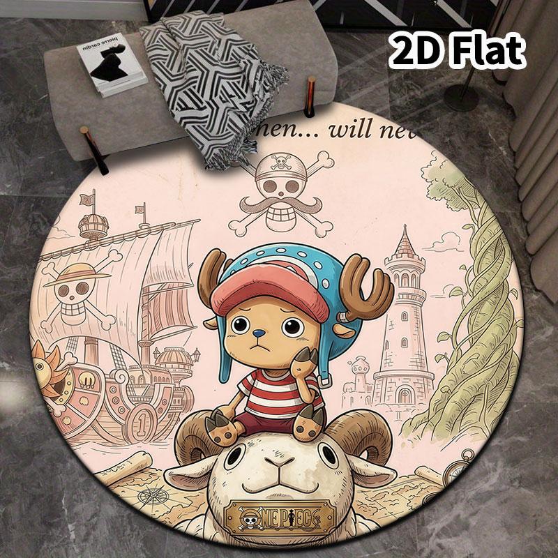 One Piece Round Area Rug Carpet Rug For Living Room Bedroom Sofa Playroom Decor Nonslip Floor Mat