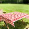 1/3PCS Disposable Checkered Tablecloth Plastic Tablecloth Birthday Party Wedding Picnics Christmas Home Decoration Easy To Clean