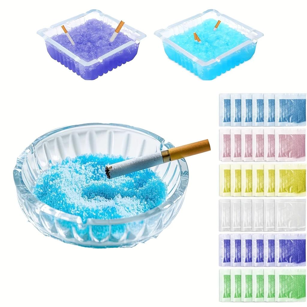 Набор пепельница с устранением дыма для дома Освежитель воздуха Нейтрализатор запаха дыма Ароматная влагопоглощающая пепельница Свежий воздух Чистые пепельницы