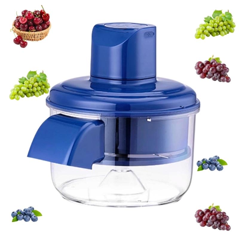Автоматическая электрическая машина для чистки фруктов для домашнего использования Эффективный инструмент для чистки винограда, чеснока, помидоров, вишни