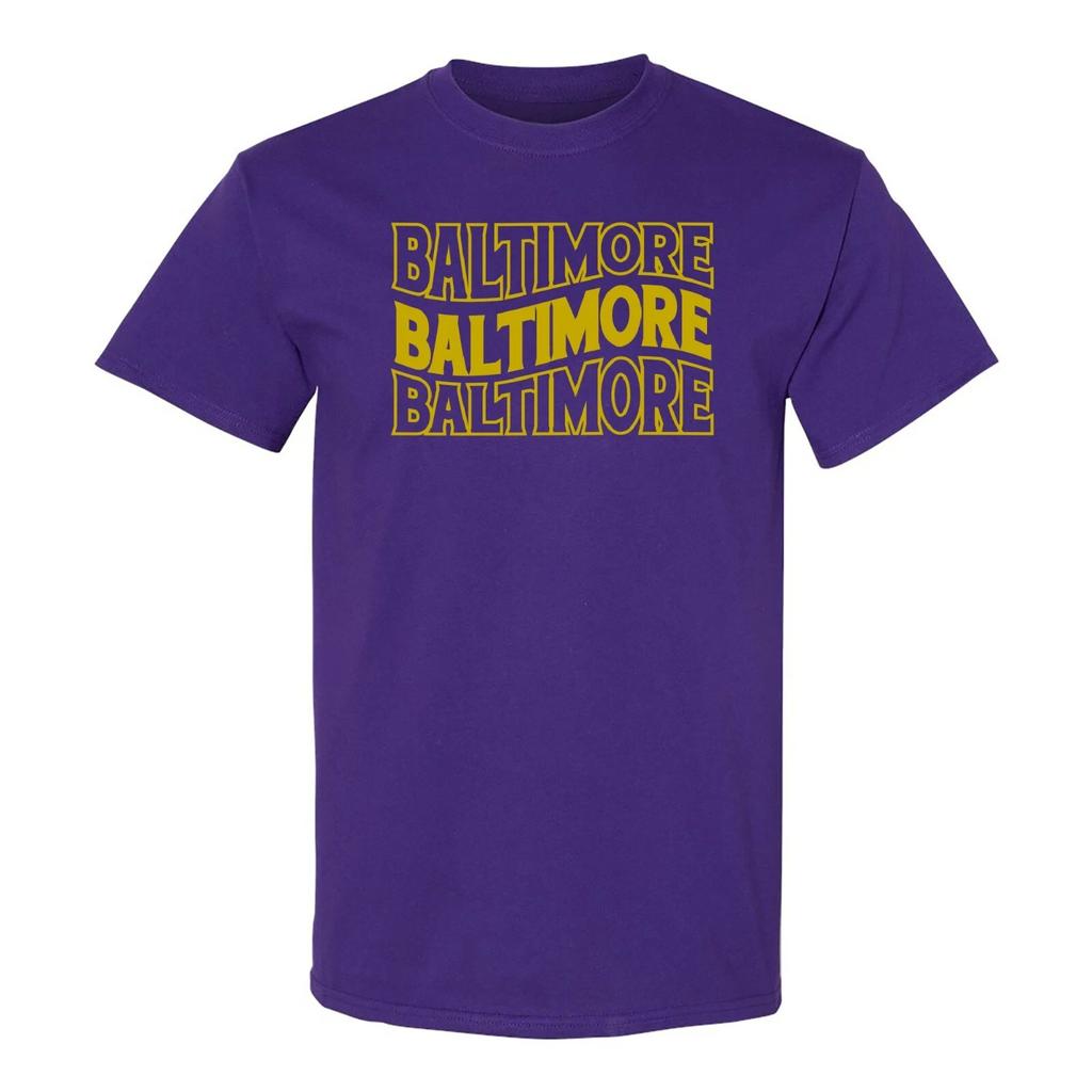 Baltimore Wave - Спортивная футболка с коротким рукавом для футбола - Фиолетовая