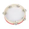 Orff 8 Inches Tambourine Lollipop Pattern Handbell Drum For KTV Party Jingle Bell Children Music Toys Enlightenment Instruments