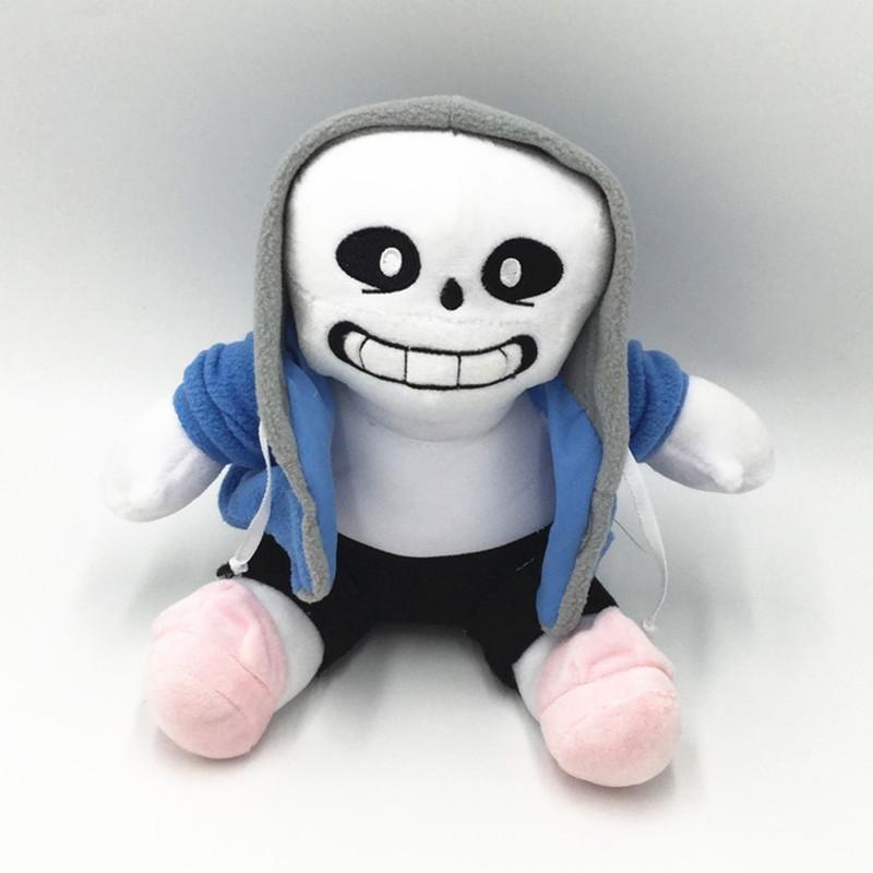 Undertale Plush Toy Game Sans Doll Sitting Blue Zombie Doll Skeleton Doll