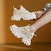 European Station Fashion Dad Shoes Women 2025 Autumn New Thick-soled Mesh Casual Breathable Student Height-increasing Sports Shoes