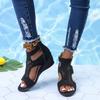 Summer New Sandals Women 'S High Heel Wedge Fashion Womens Shoes Comfort Luxury Sandals Women Designers Outdoor Beach Shoes