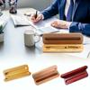 Канцелярский ящик Портативный футляр для шариковой ручки Роскошный ручной работы деревянный футляр для ручки Откидной пенал Детский подарок