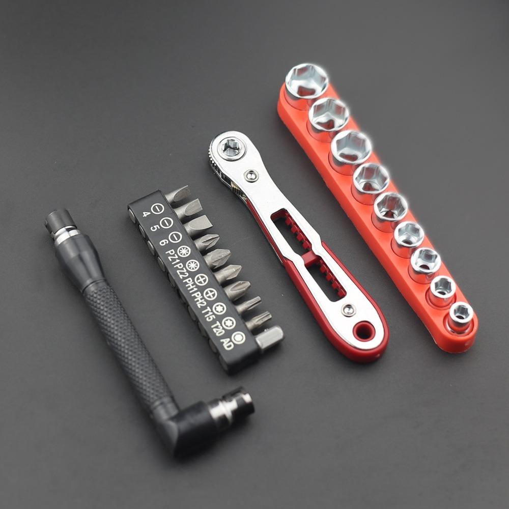 Right Angle Design Bidirectional Hand Tool 1/4 Hex Handle Torx Bit Driver Automotive Maintenance