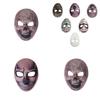 Halloween Costume Mask Material With Spooky Skull Designs For Costume Events And Stage Shows
