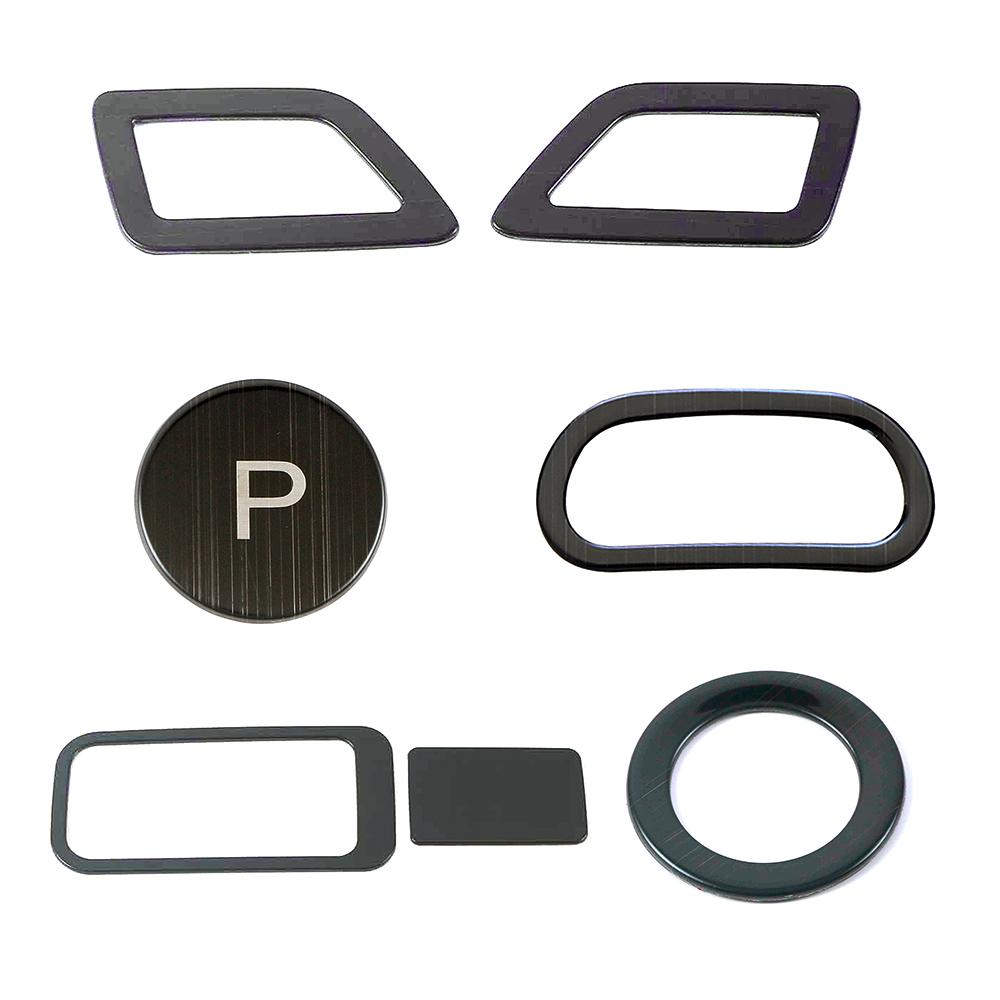 For Haval Jolion 2024 2024 Car Gear Shift Knob Storage Box Trunk Handle AC Outlet Start Button Decorate Ring Cover Trim Sticker