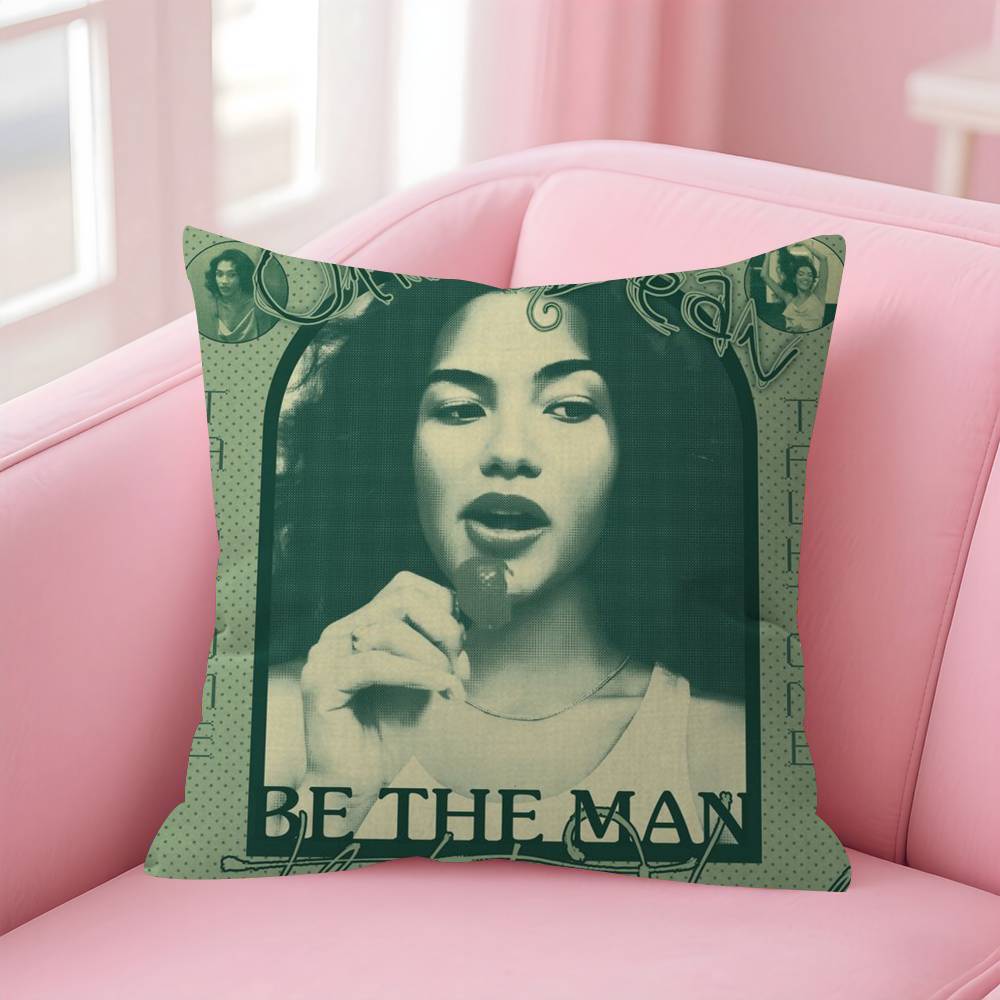 Singer Olivia Dean Double-Sided Printed Pillow Cover Short Plush Suitable Living Rooms Bedrooms Sofas Throw Cushion Cover